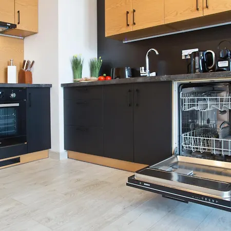 Moduo Serviced Apartments Warschau Zimmer foto